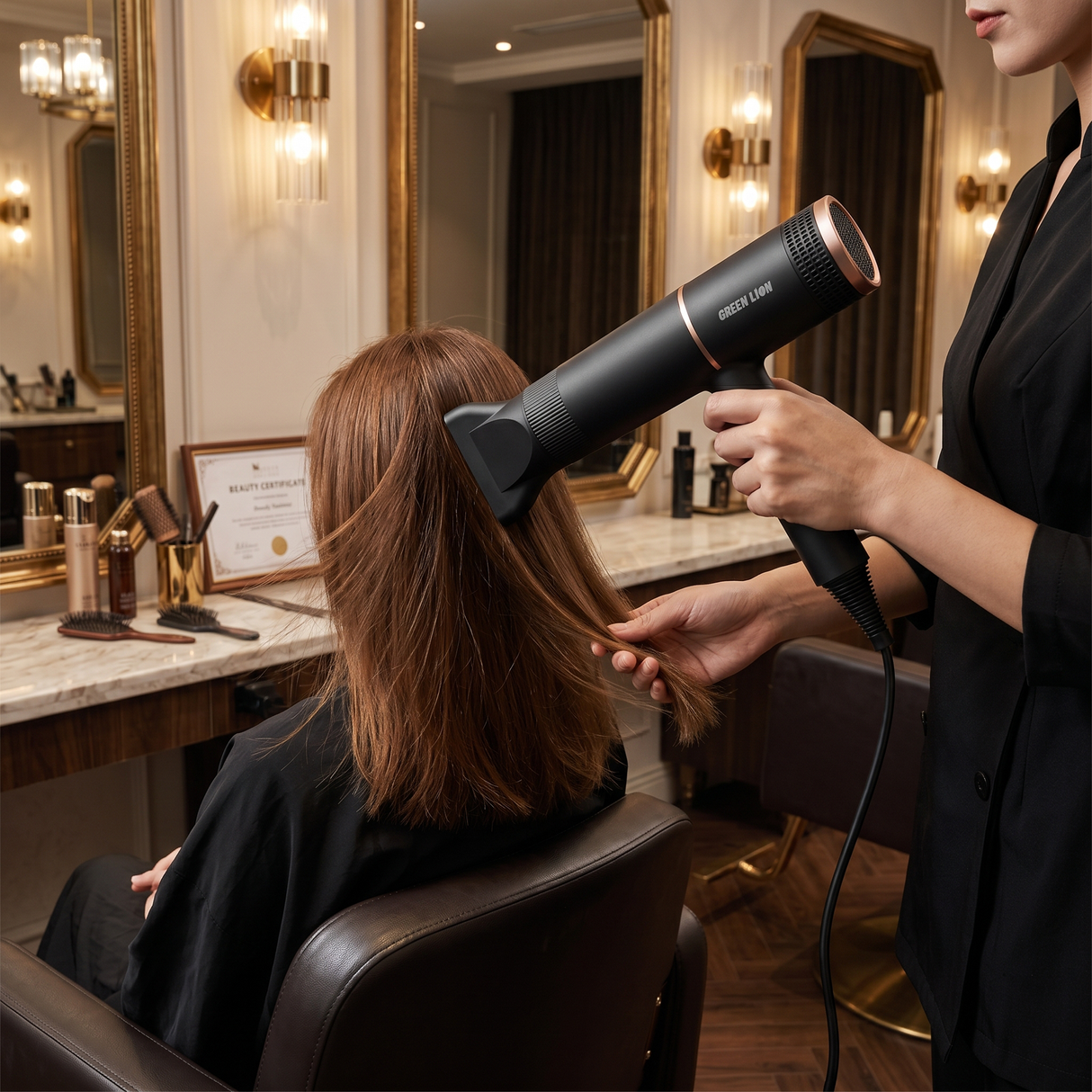 Bristol Hair Dryer with Cool Shot Function by Green Lion