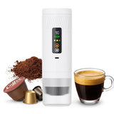 3-in-1 Portable Espresso Coffee Machine by BRIX – 20 Bar Pressure, Hot & Cold Brew, USB-C Rechargeable, 7500mAh Battery