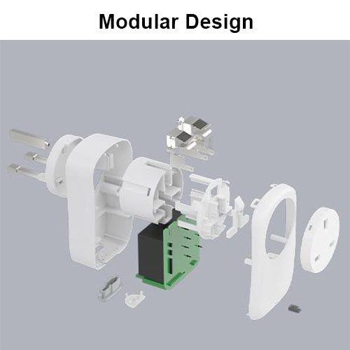 Modular Design Broadlink smart wifi plug SP4L - SASKA