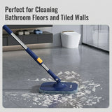 Self-Cleaning Square Spin Mop and Bucket with Clean & Dirty Water Separation for Dog & Cat Pet Hair Cleaning by Homettler