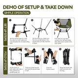 Ultralight Foldable Outdoor Chair – Design for Camping, Beach, Hiking, Wilderness & Fishing Adventures