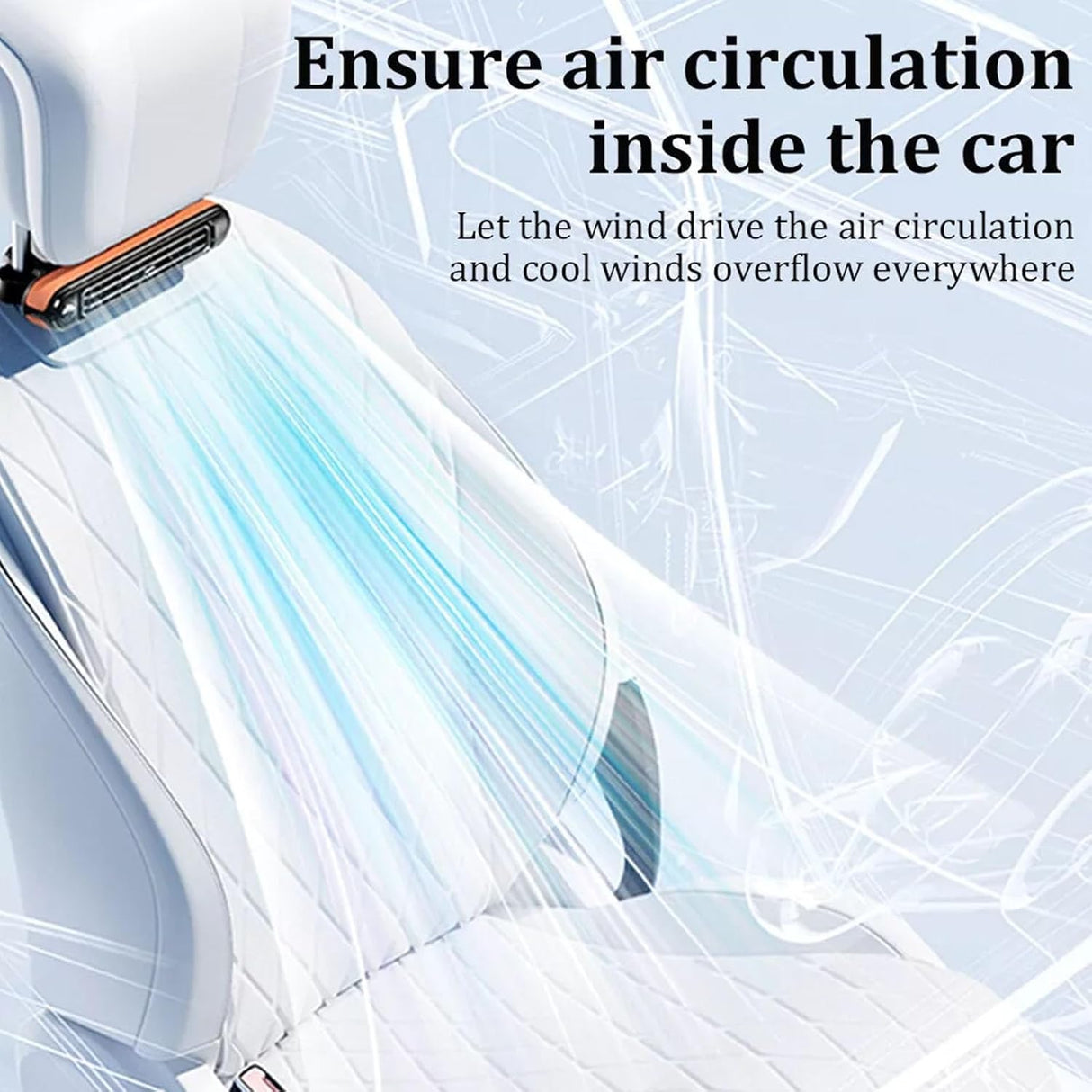 Car Seat Cooling Fan CF04  Car Cooling Fan SASKA Trading