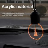 مصباح إضاءة محيطية LED صغير للسيارة قابل للتعليق مع شعار مخصص – ديكور داخلي قابل لإعادة الشحن عبر USB