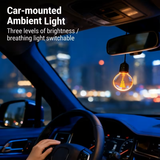 مصباح إضاءة محيطية LED صغير للسيارة قابل للتعليق مع شعار مخصص – ديكور داخلي قابل لإعادة الشحن عبر USB