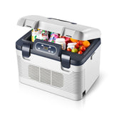 19L Portable Electric Cooler & Warmer AC/DC 12V/24V Car Fridge Iceless Thermoelectric Mini Refrigerator for Home, Camping & Travel buy now at saska ae dubai 