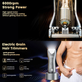 Ceramic-Blade Body Hair Trimmer ES033GY – LED Display Waterproof Groomer by ENSSU
