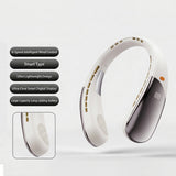 Chillo Zen Neck-Hanging Cooling Fan with Dual Semiconductor Cooling Plates & Intelligent Digital Display by Porodo