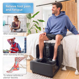 2 in 1 Foot And Leg Massager with Ottoman Rest, Shiatsu Foot and Calf Massager with Heat, Kneading, Vibration, Compression CF-5001 by Comfire