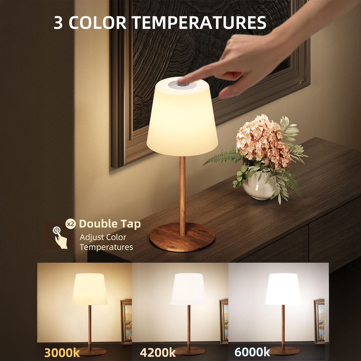 Cordless LED Table Lamp by EZVALO | SASKA Trading | Table lamp | SASKA Trading Dubai UAE