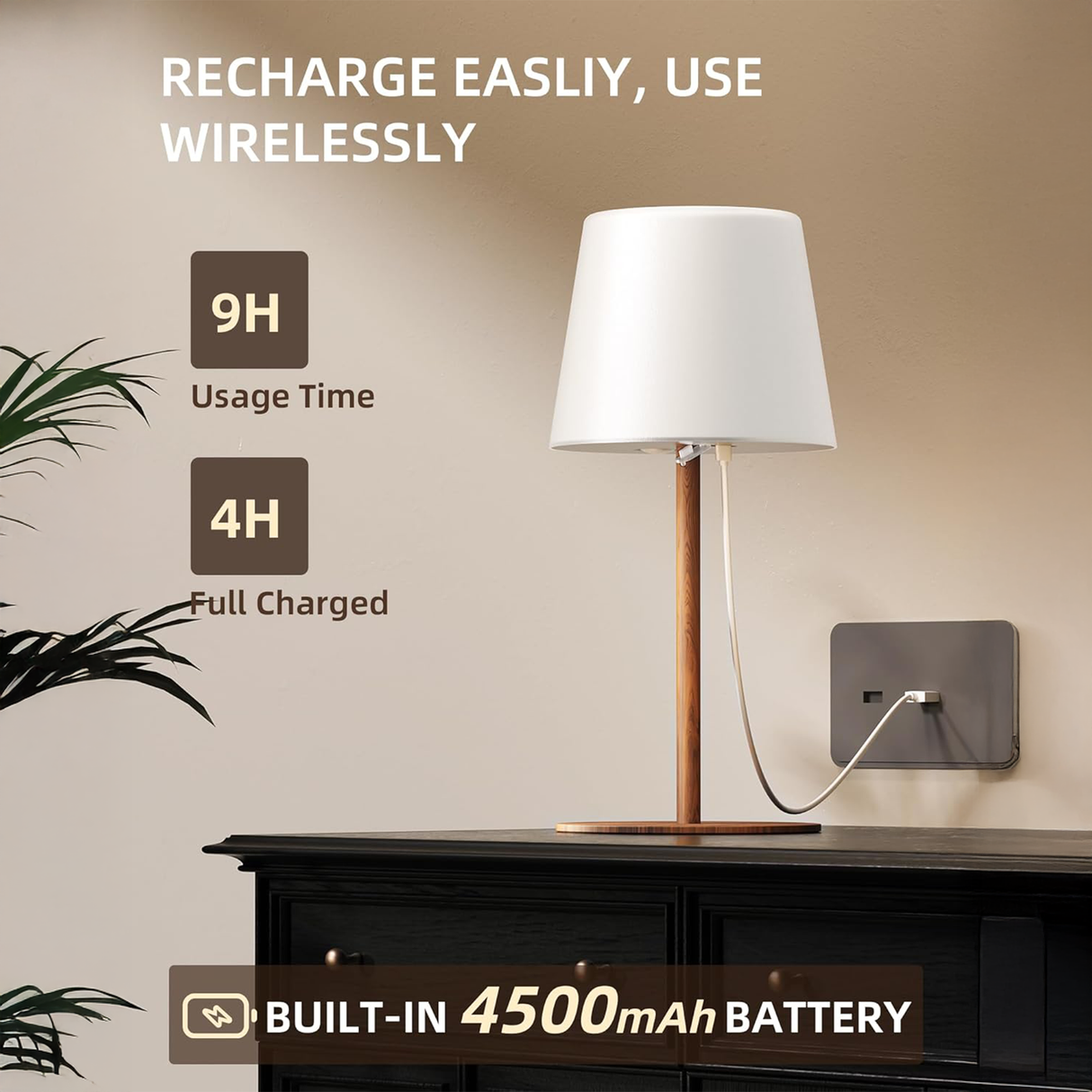 Cordless LED Table Lamp by EZVALO | SASKA Trading | Table lamp | SASKA Trading Dubai UAE