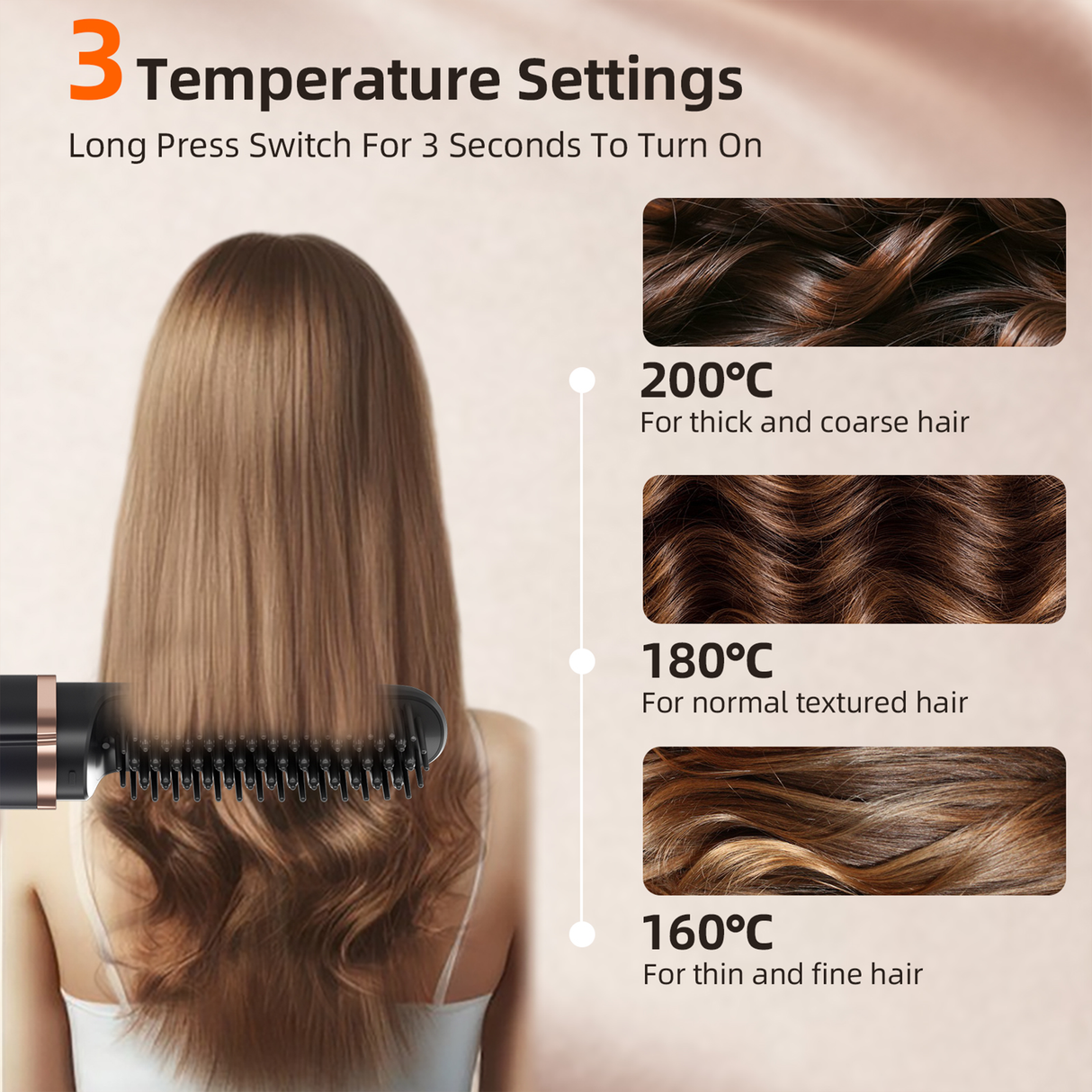 Cordless Mini Hair Straightener Brush | Hair Straightener | Buy Now at SASKA Trading