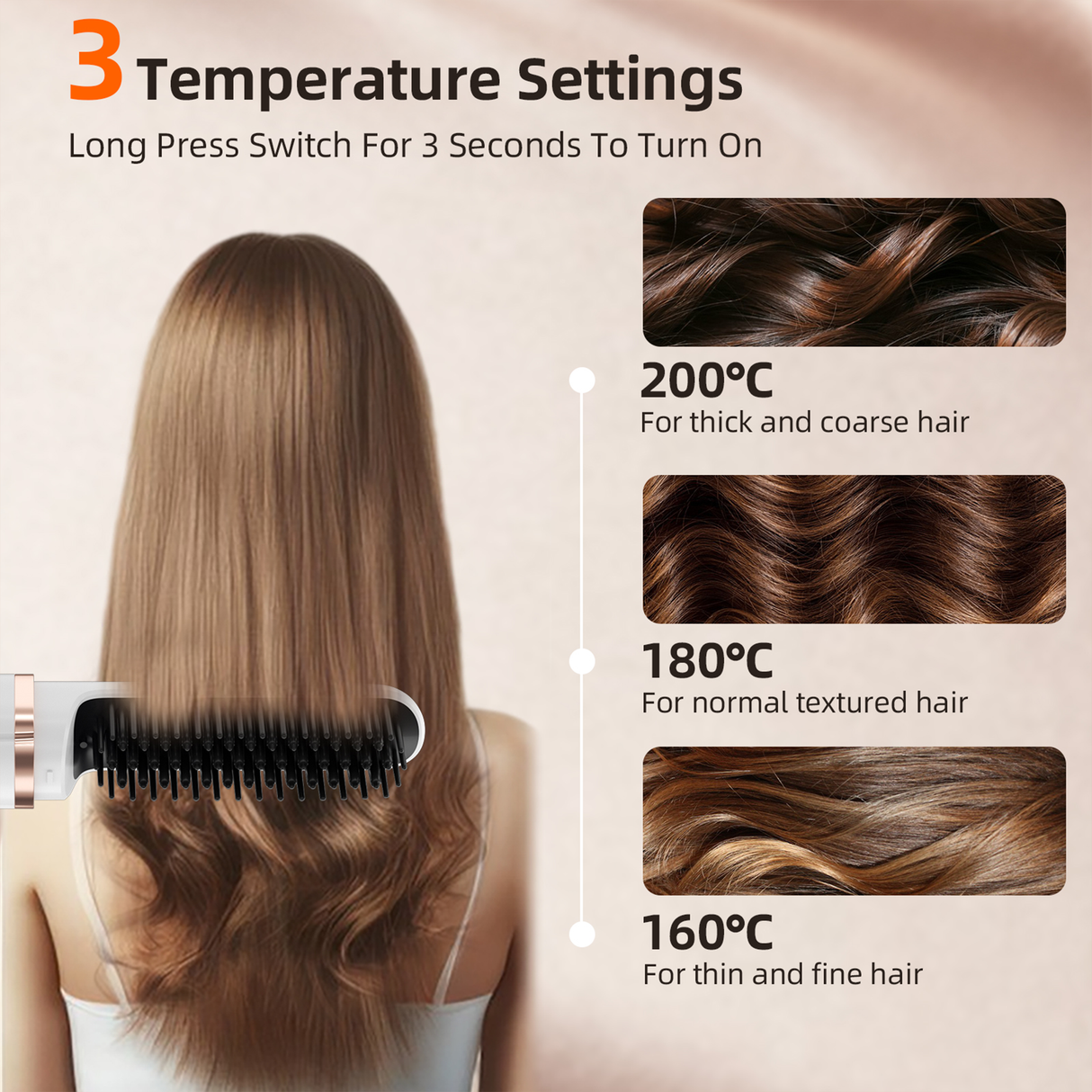 Cordless Mini Hair Straightener Brush | Hair Straightener | Buy Now at SASKA Trading