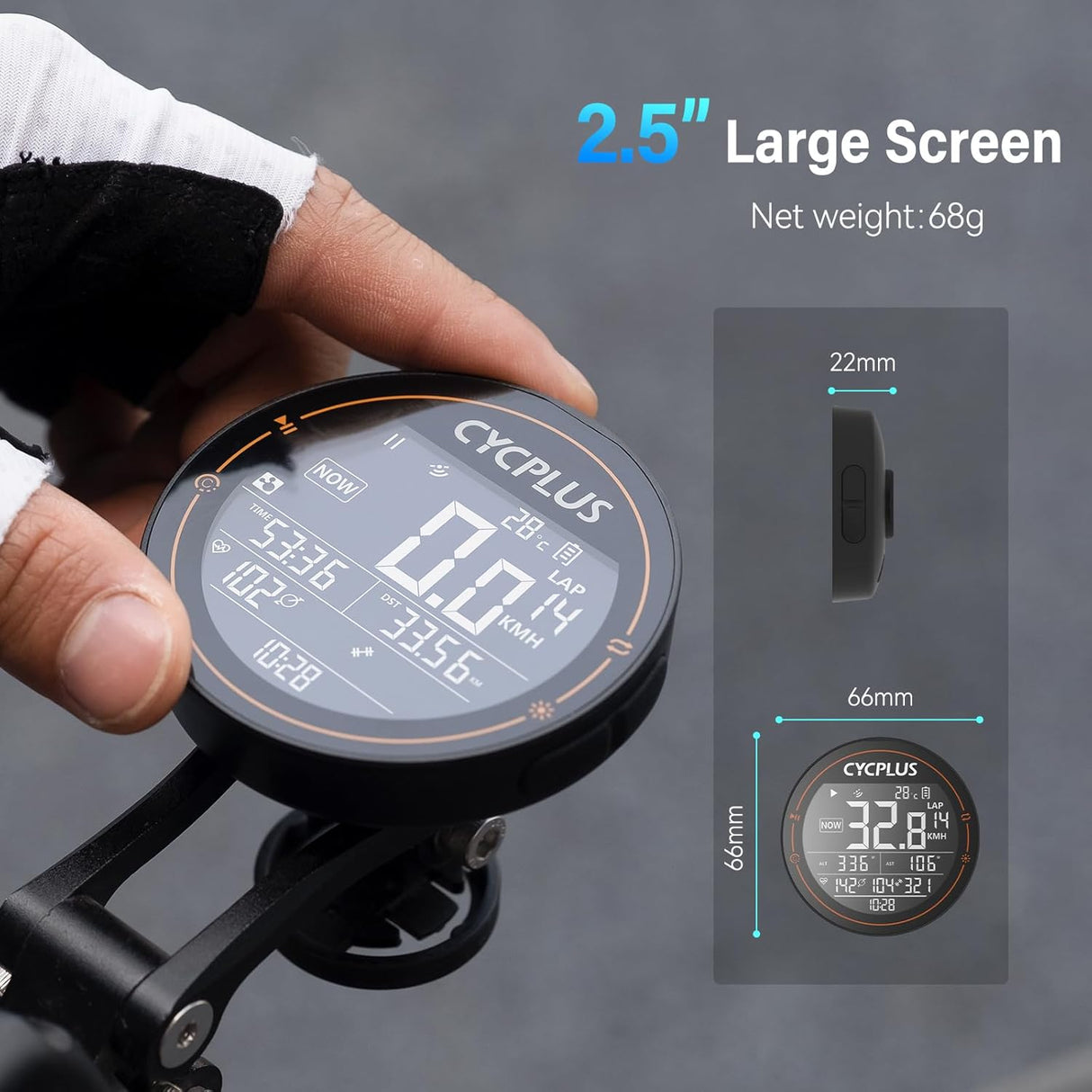 كمبيوتر الدراجة M2 GPS من CYCPLUS