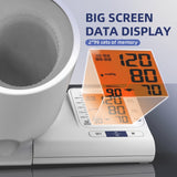 D01 Automatic Arm Cylinder Blood Pressure Monitor with Voice Broadcast, HD Display & 2×99 Memory by AiQUE