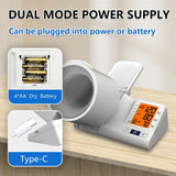 D01 Automatic Arm Cylinder Blood Pressure Monitor with Voice Broadcast, HD Display & 2×99 Memory by AiQUE