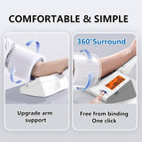 D01 Automatic Arm Cylinder Blood Pressure Monitor with Voice Broadcast, HD Display & 2×99 Memory by AiQUE