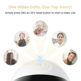 EBO Air 2S FamilyBot – Smart AI Home Companion Robot with Auto Tracking & Interactive Camera by Enabot