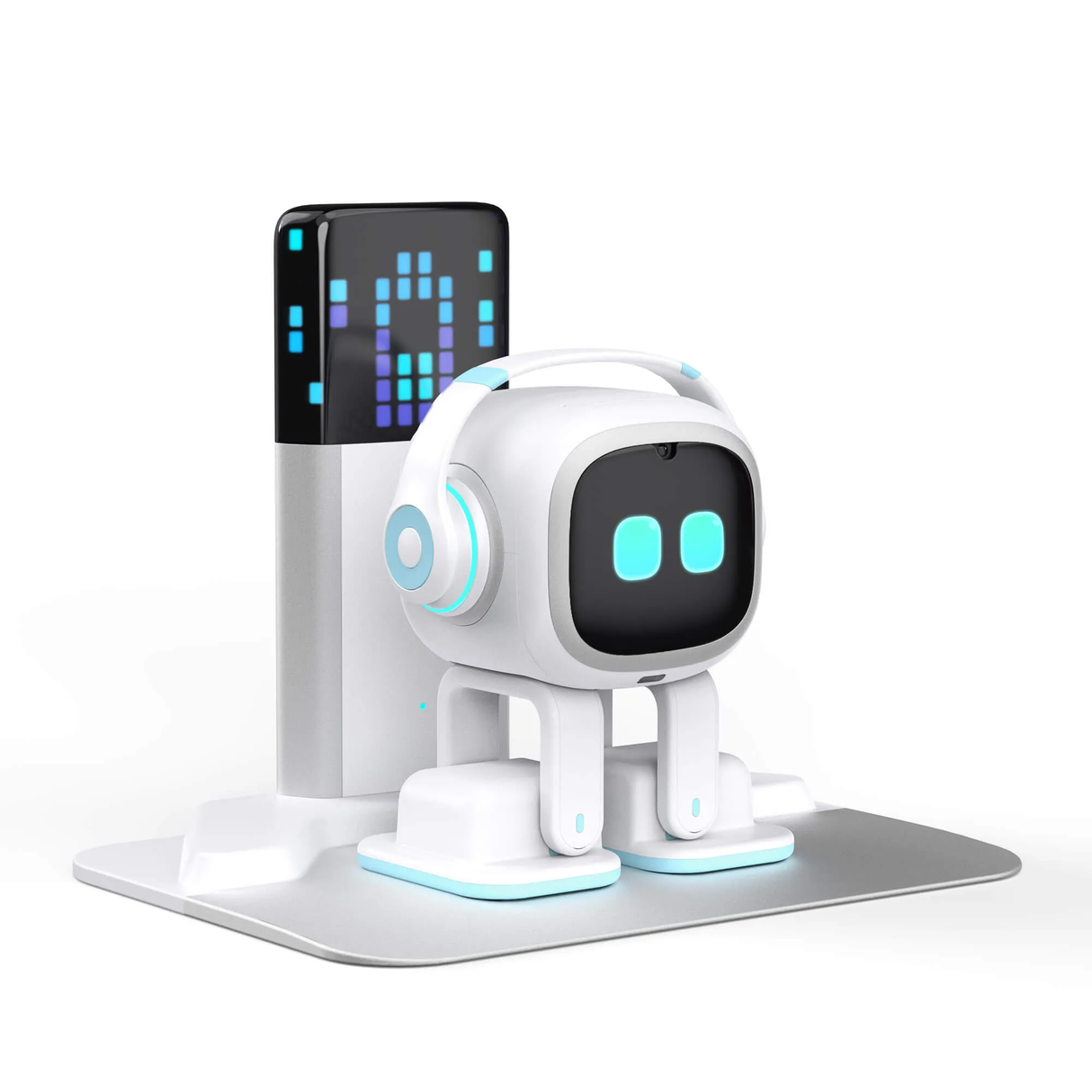 EMO Go Home AI Desktop Pet Robot with EMO Smart Lighting Automatic Charging Version by Living.AI