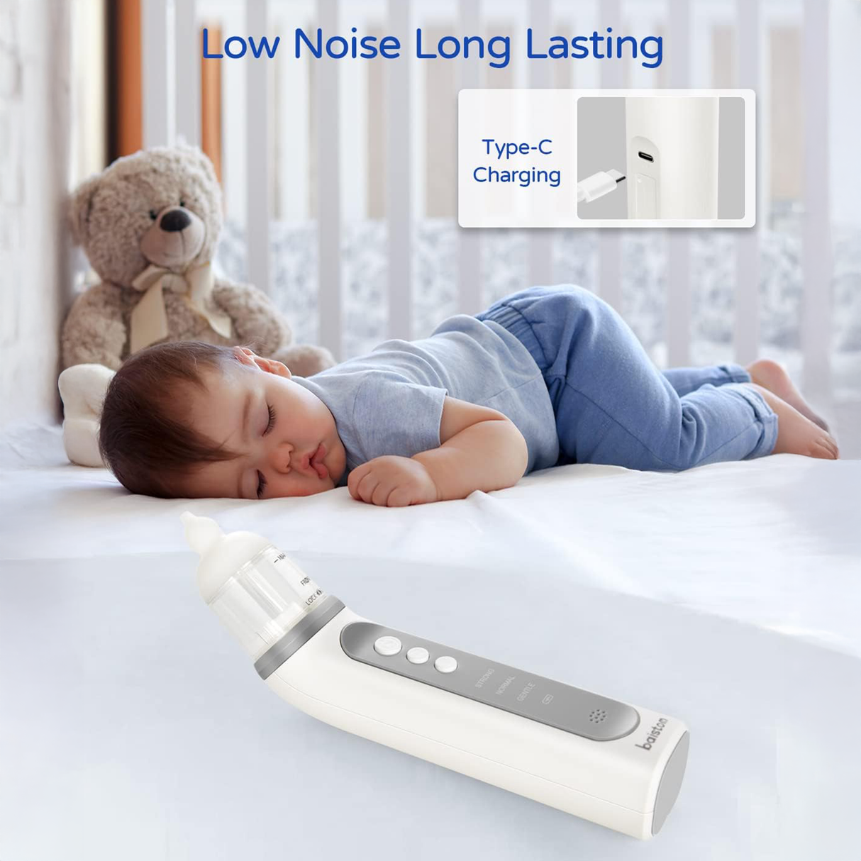 Electric Baby Nasal Aspirator Vacuum Cleaner X70 | Baby Nasal Aspirator | SASKA