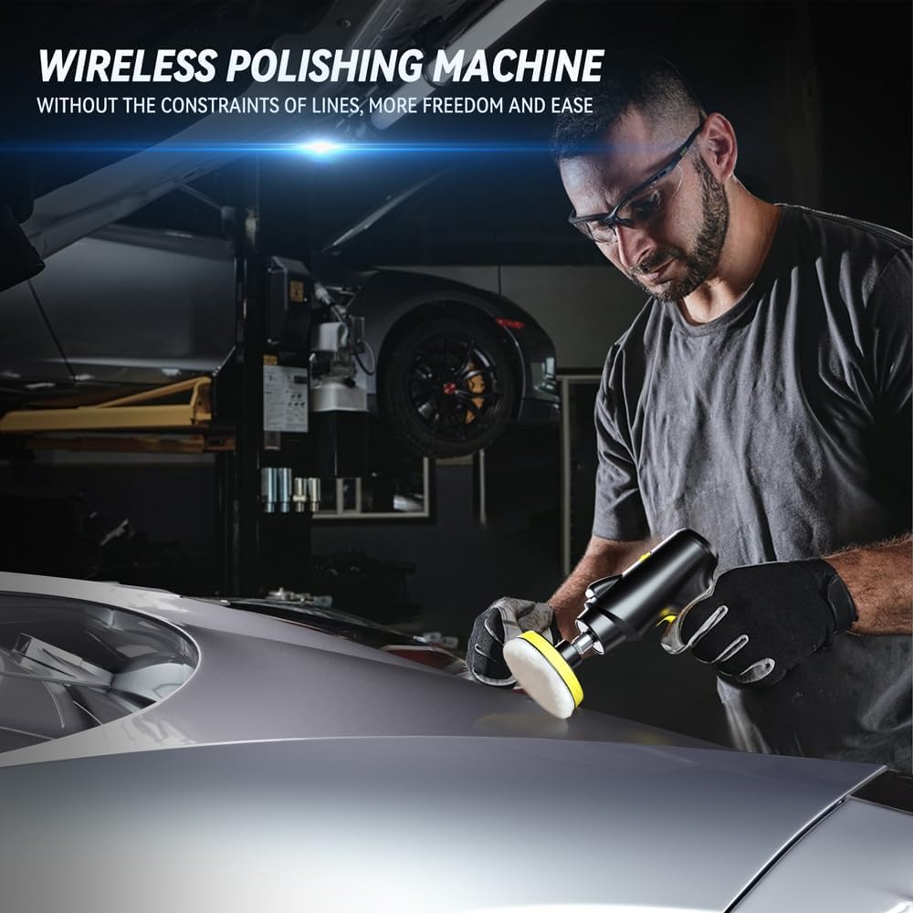 Electric Cordless Car Polishing and Waxing Machine CP-01  Car Waxing Machine SASKA Trading