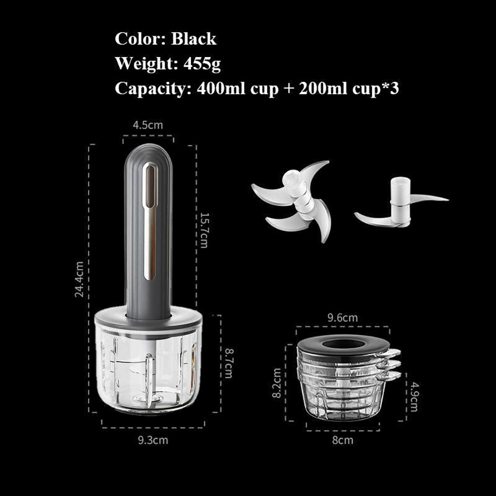 Electric Handy Stick Food Chopper Combo  food chopper SASKA Trading