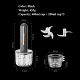 Electric Handy Stick Food Chopper Combo  food chopper SASKA Trading