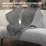 Electric Blanket with Heating Function – Fast Warmth Technology, Soft Cozy Fabric by Green Lion