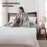 Electric Blanket with Heating Function – Fast Warmth Technology, Soft Cozy Fabric by Green Lion