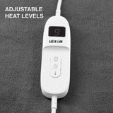 Electric Blanket with Heating Function – Fast Warmth Technology, Soft Cozy Fabric by Green Lion