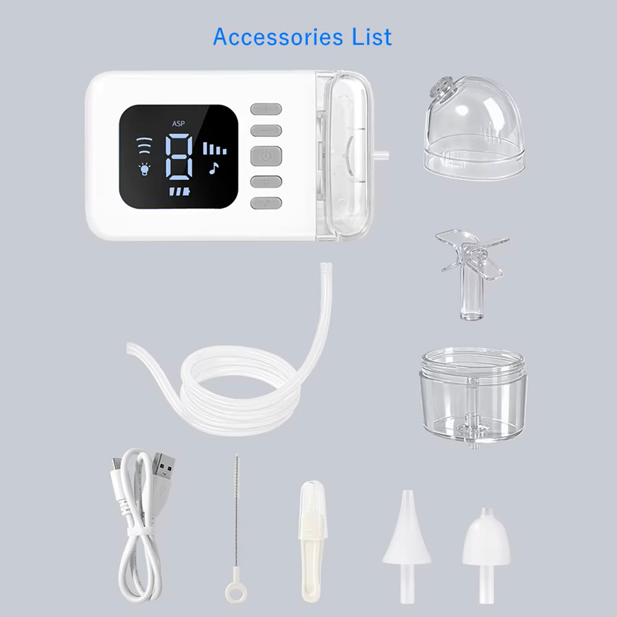 Electric Nasal Aspirator for Babies, Baby Nose Cleaning Device