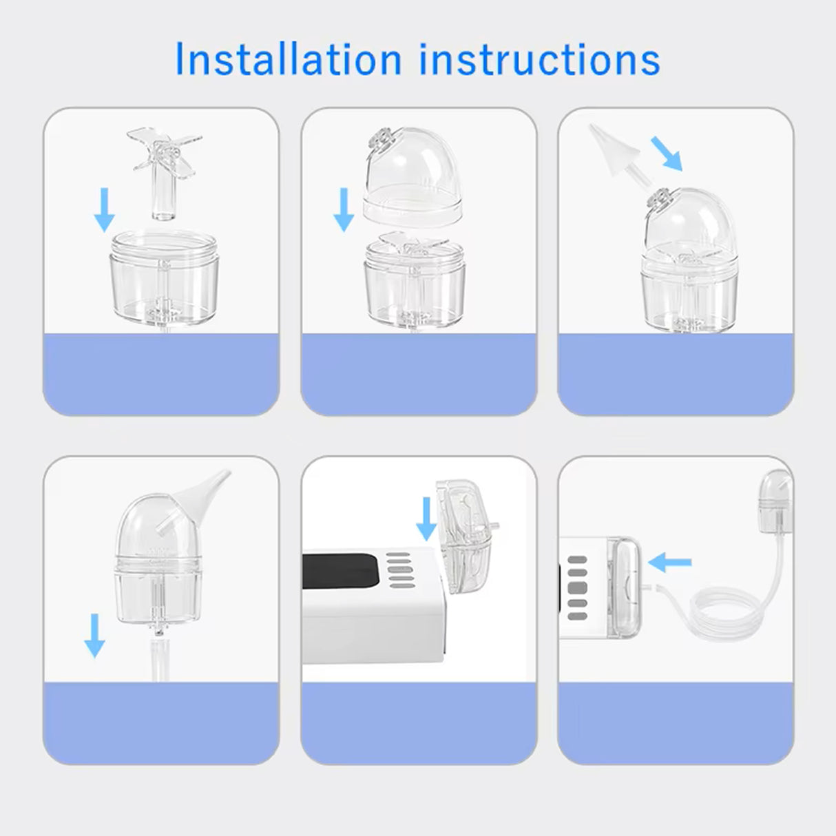 Electric Nasal Aspirator for Babies, Baby Nose Cleaning Device