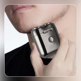 Portable Travel Electric Shaver, USB Rechargeable Mini Pocket Razor with Dual Floating Blades, IPX6 Waterproof by Winning Star