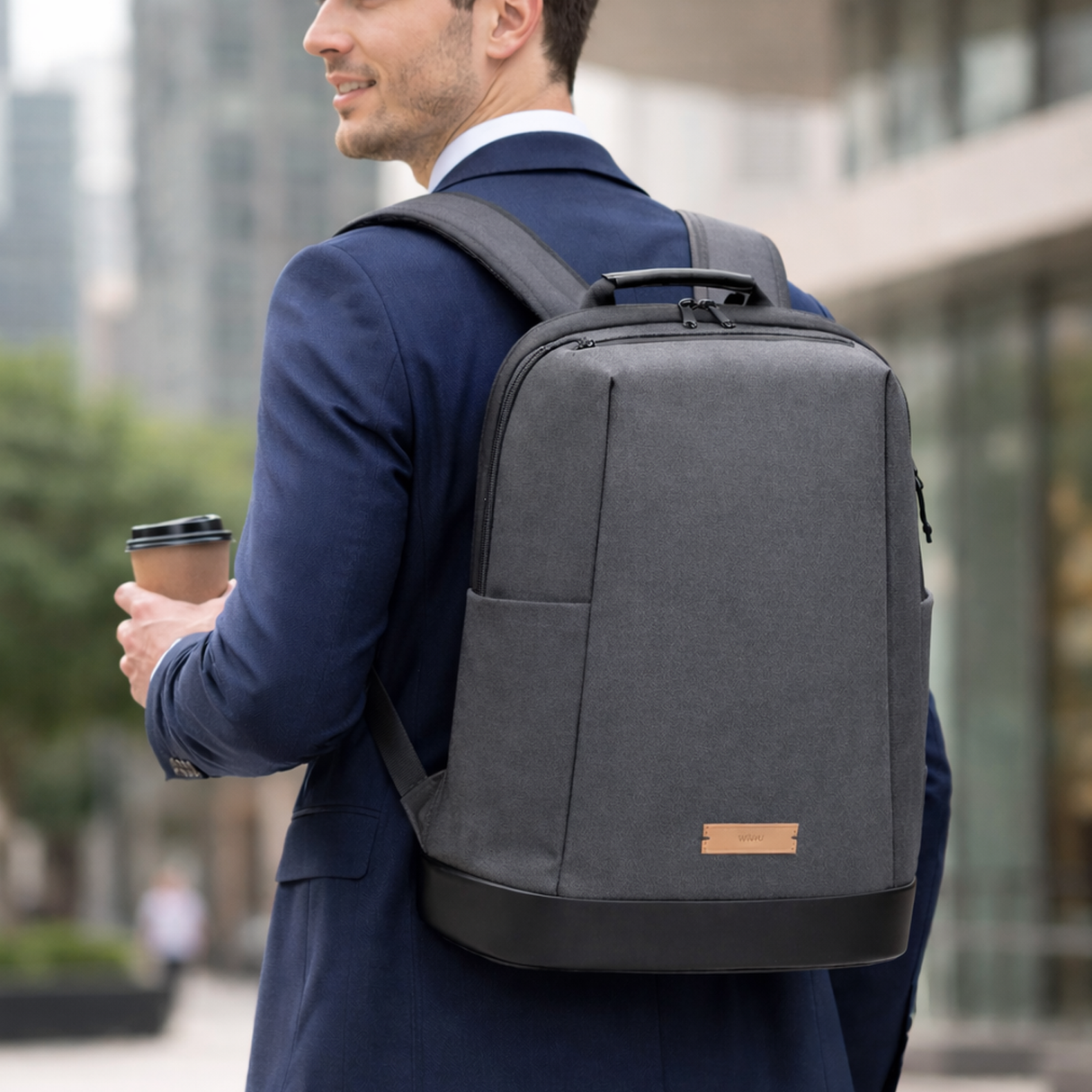 Elite S 15.6-inch Waterproof Backpack for Man and Women by WiWU