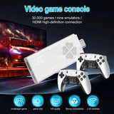 4K Retro Gaming Stick Console with 30,000+ Games & Dual Wireless Controllers, 2.4G SEM F10 Controller Gamepad