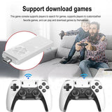 4K Retro Gaming Stick Console with 30,000+ Games & Dual Wireless Controllers, 2.4G SEM F10 Controller Gamepad