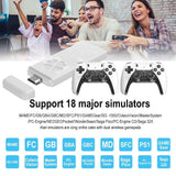 4K Retro Gaming Stick Console with 30,000+ Games & Dual Wireless Controllers, 2.4G SEM F10 Controller Gamepad