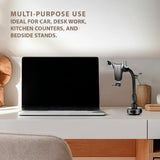 حامل الهاتف العالمي FlexiMount – حامل قابل للتعديل للسيارة والمكتب، شفط قوي من Porodo