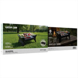 شواية كوادرا القابلة للطي مع هيكل فولاذي متين، مثالية للتخييم، لون أسود - من Green Lion