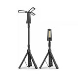 Portable Solar LED Work Light – Rechargeable Camping Lantern with Adjustable Brightness and USB Charging