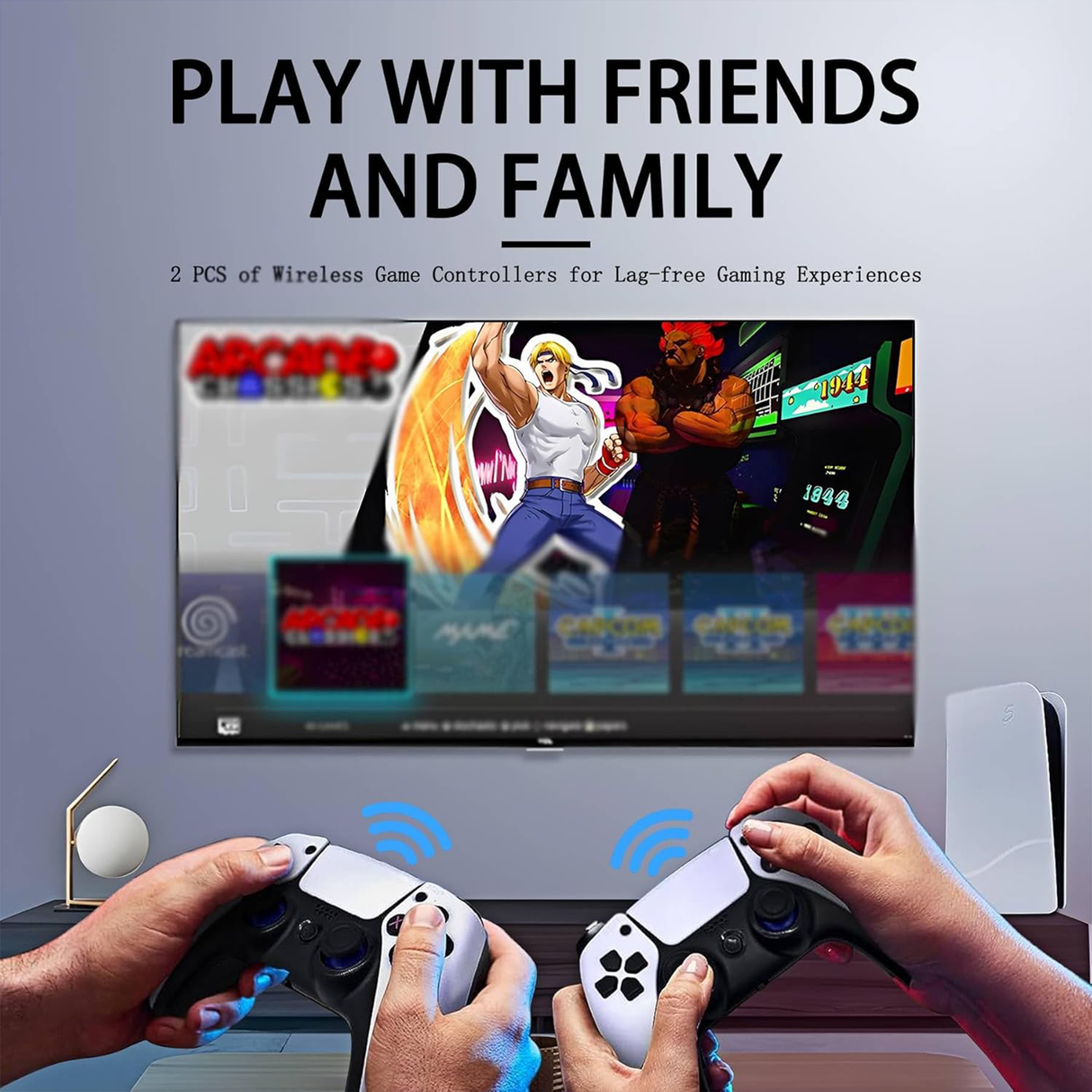 Game Box Console Retro Emulator with 30,000+ Games | Game Console | SASKA Trading Dubai UAE