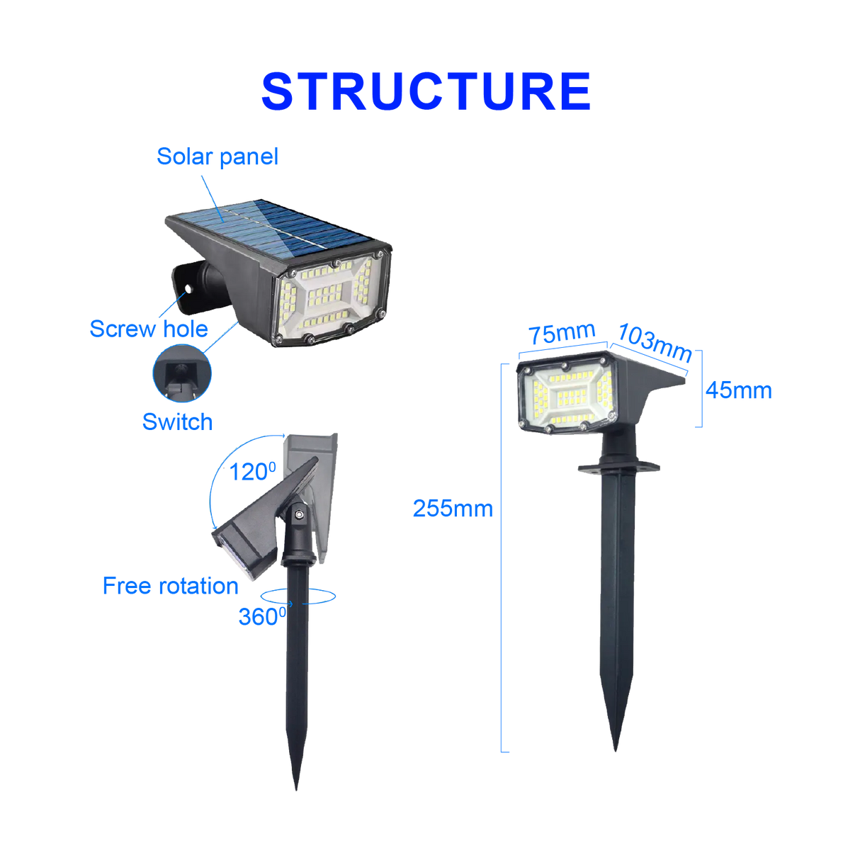 Solar Garden Light Pack of 2 - SASKA Trading