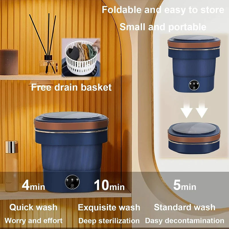 Foldable Mini washing machine