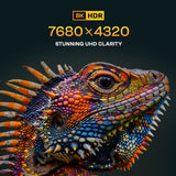 كابل HDMI إلى HDMI بدقة 8K بطول 2 متر، كابل عرض مقاوم للتشابك فائق السرعة مع HDR وسرعة 48Gbps من Green Lion