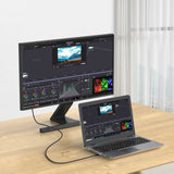 كابل HDMI إلى HDMI بدقة 8K بطول 2 متر، كابل عرض مقاوم للتشابك فائق السرعة مع HDR وسرعة 48Gbps من Green Lion