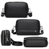 Airo Crossbody Bag – Water Resistant PU Leather Shoulder Bag with Adjustable Strap & Multiple Pockets by Green Lion