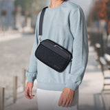Airo Crossbody Bag – Water Resistant PU Leather Shoulder Bag with Adjustable Strap & Multiple Pockets by Green Lion