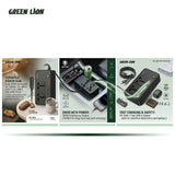 GC-200 200W Car Power Inverter with Dual AC Sockets and Fast Charging Support Compact and Flame-Retardant Design for Travel by Green Lion