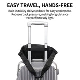 حقيبة كتف كروس بودي للسفر Cleveland، تصميم صلب EVA مقاوم للماء مع حزام قابل للتعديل من Green Lion