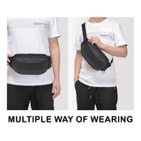 حقيبة كتف كروس بودي للسفر Cleveland، تصميم صلب EVA مقاوم للماء مع حزام قابل للتعديل من Green Lion