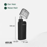 Nose Pro Rechargeable Nose & Ear Trimmer 9600 RPM with Type-C Charging, 360° Rotating Head, Dual Speed by Green Lion